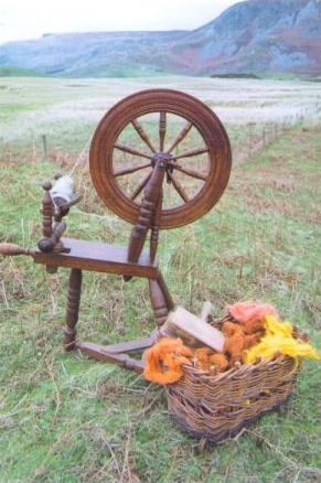 Donegal spinning wheel in Glencolmcille.